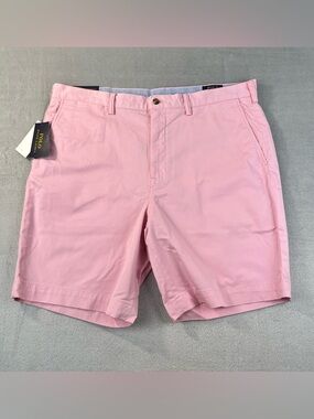 Polo Ralph Lauren Mens Pink Sz 38 Classic Fit Chino Shorts NWT MSRP $75 Summer